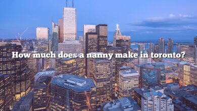 How much does a nanny make in toronto?