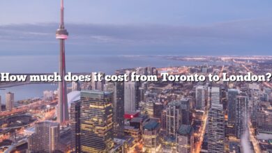 How much does it cost from Toronto to London?
