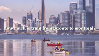 How much is train from toronto to montreal?