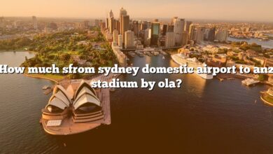 How much sfrom sydney domestic airport to anz stadium by ola?