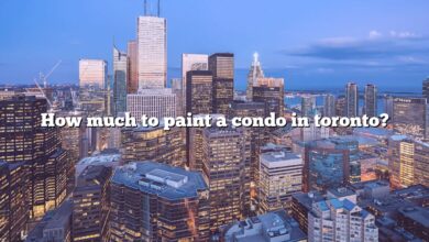 How much to paint a condo in toronto?