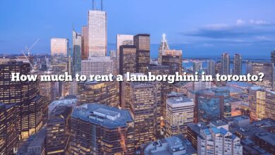 How much to rent a lamborghini in toronto?