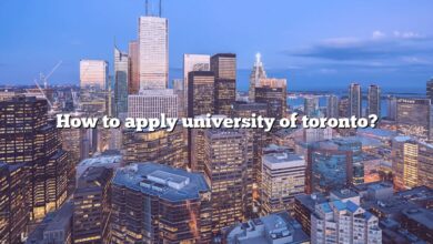 How to apply university of toronto?