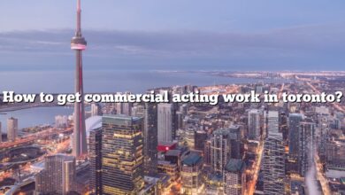 How to get commercial acting work in toronto?