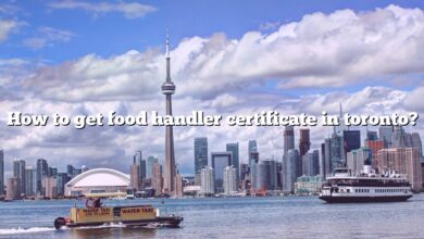 How to get food handler certificate in toronto?
