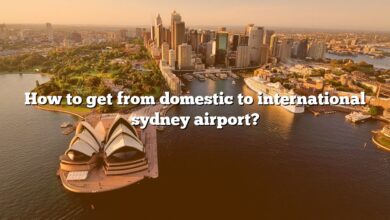 How to get from domestic to international sydney airport?