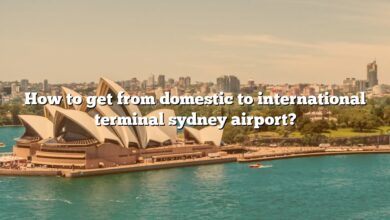 How to get from domestic to international terminal sydney airport?