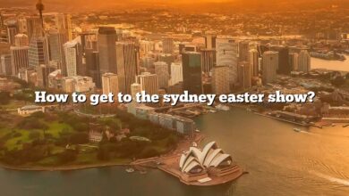 How to get to the sydney easter show?