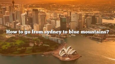 How to go from sydney to blue mountains?