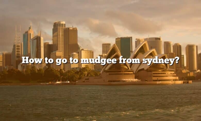 How to go to mudgee from sydney?