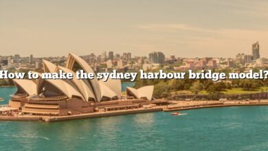 How to make the sydney harbour bridge model?