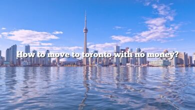 How to move to toronto with no money?