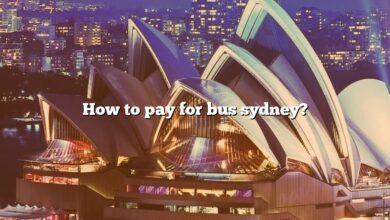 How to pay for bus sydney?