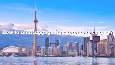 How to send luggage from toronto to calgary?