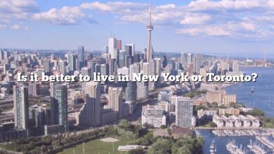 Is it better to live in New York or Toronto?
