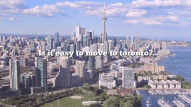 Is it easy to move to toronto?
