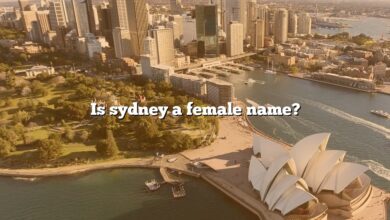 Is sydney a female name?