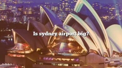 Is sydney airport big?