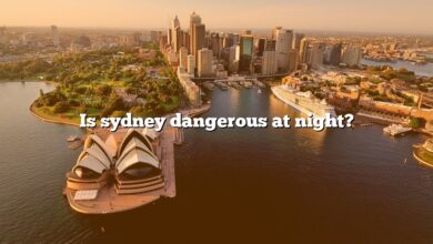 Is sydney dangerous at night?