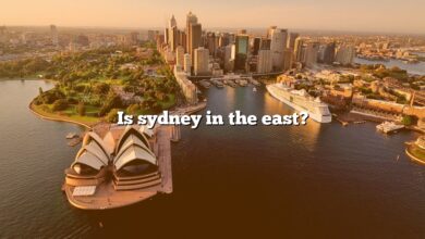 Is sydney in the east?