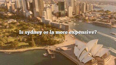 Is sydney or la more expensive?