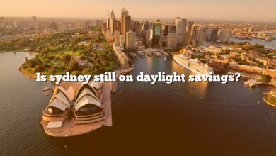 Is sydney still on daylight savings?