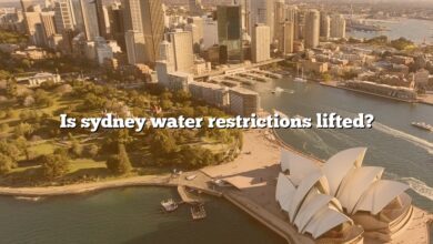 Is sydney water restrictions lifted?
