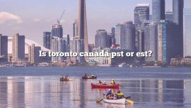 Is toronto canada pst or est?