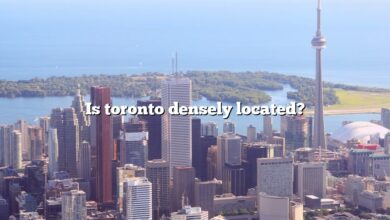 Is toronto densely located?
