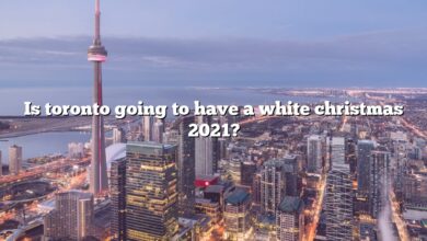 Is toronto going to have a white christmas 2021?