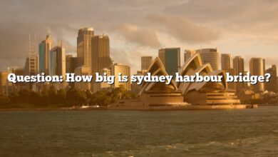 Question: How big is sydney harbour bridge?