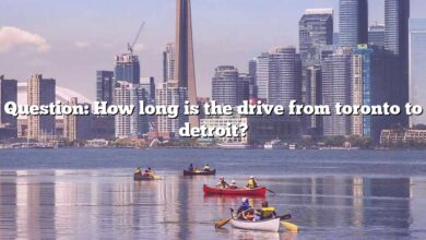 Question: How long is the drive from toronto to detroit?