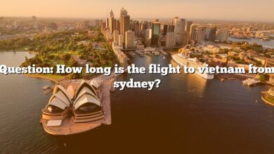 Question: How long is the flight to vietnam from sydney?