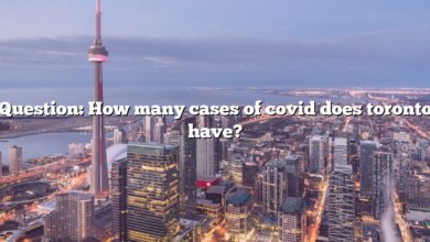 Question: How many cases of covid does toronto have?