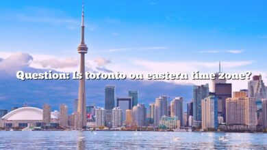 Question: Is toronto on eastern time zone?