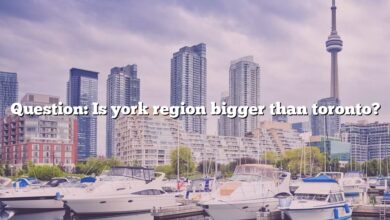 Question: Is york region bigger than toronto?