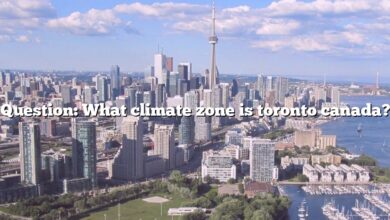 Question: What climate zone is toronto canada?
