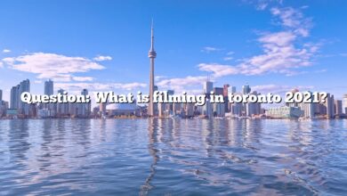Question: What is filming in toronto 2021?