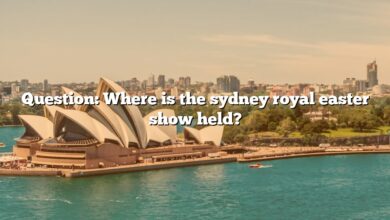 Question: Where is the sydney royal easter show held?