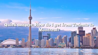Quick answer: How do I get from Toronto to Montreal?