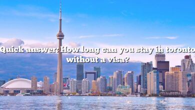 Quick answer: How long can you stay in toronto without a visa?