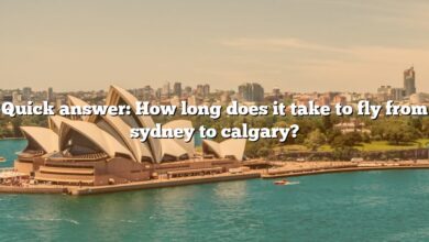 Quick answer: How long does it take to fly from sydney to calgary?