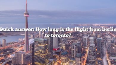 Quick answer: How long is the flight from berlin to toronto?
