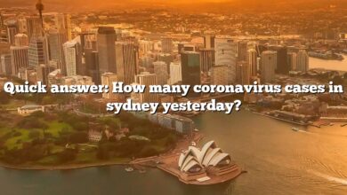 Quick answer: How many coronavirus cases in sydney yesterday?