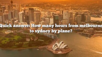 Quick answer: How many hours from melbourne to sydney by plane?