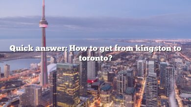 Quick answer: How to get from kingston to toronto?