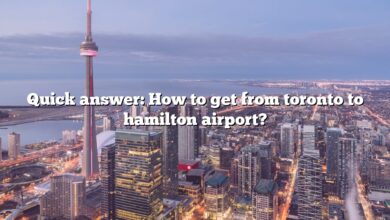 Quick answer: How to get from toronto to hamilton airport?