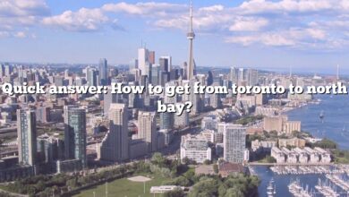 Quick answer: How to get from toronto to north bay?
