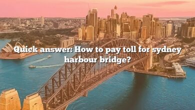 Quick answer: How to pay toll for sydney harbour bridge?