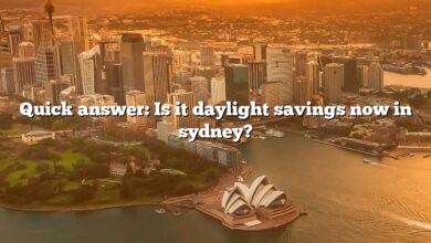 Quick answer: Is it daylight savings now in sydney?